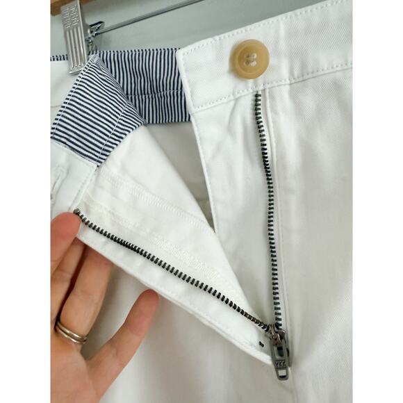 J.Crew | NWT 7" heritage chino short in White | Sz 18 - Picture 5 of 10